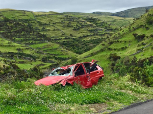 auto total loss na ongeluk