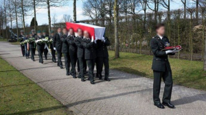 begrafenis met militair eerbetoon