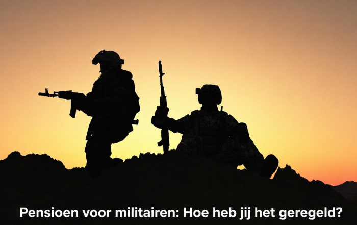 Pensioen voor militairen banner